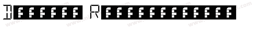 Display Regular字体转换